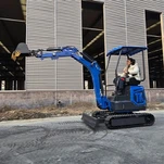 1300 kg mini escavador