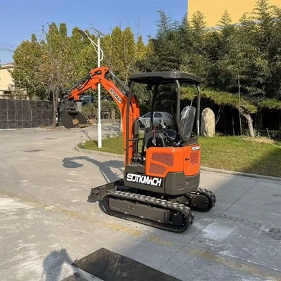 Qual é o sistema elétrico de uma mini escavadeira de 800 kg?